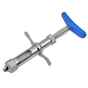 Seringue de vaccination pour volaille <span class=keywords><strong>2ML</strong></span> Injecteur de vaccin pour poulet en acier inoxydable Seringue de vaccination automatique et continue contre la variole des poules - Product Image 2