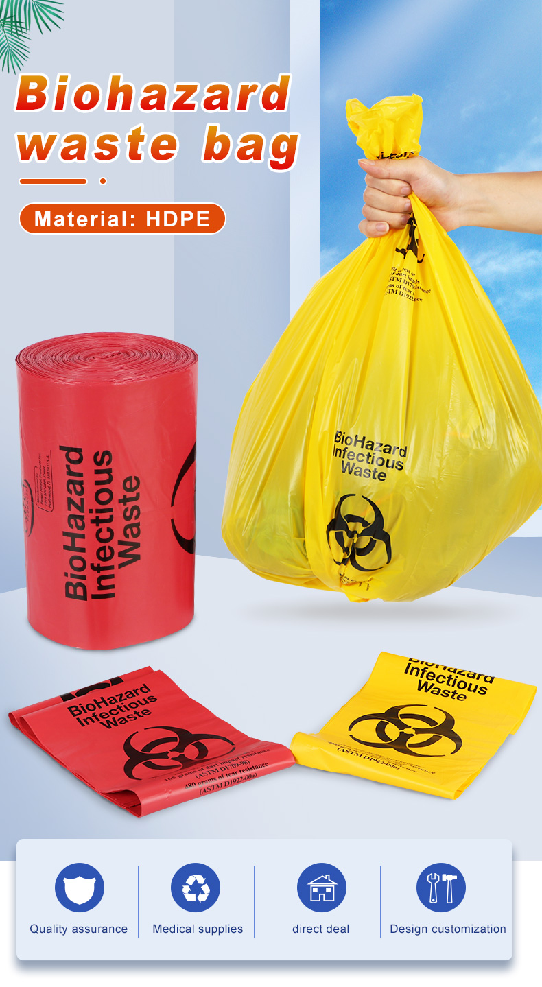 Biodegradable autoclave biohazard bag with specimen transport bag