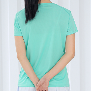 Phụ Nữ Ngoài Trời Thể Thao <span class=keywords><strong>Dhirts</strong></span> 100% Polyester <span class=keywords><strong>T</strong></span>ập Thể Dục Trống <span class=keywords><strong>T</strong></span> Áo Sơ Mi Khô Phù Hợp Thể Dục Thể Thao Áo Sơ Mi - Product Image 2