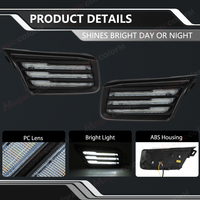 Feux de jour à LED en stock pour Toyota RAV4 Woodland 2026, style Mustang, clignotants séquentiels 3 couleurs