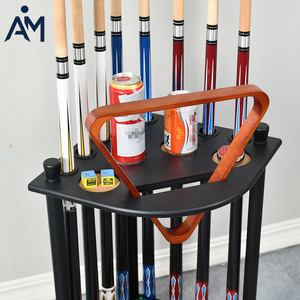Nuevo Soporte de Piso para 8 Palos de Billar y Tenis de Mesa, Diseño en Forma de Abanico, Capacidad para 8 Palos, Multicolor, 36.5x36.5x60cm - Product Image 2