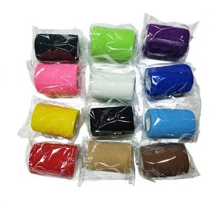 Benda Coesiva in Poliestere da <span class=keywords><strong>3</strong></span> Pollici, Nastro Autoadesivo Traspirante per Calcio, Fasciatura Morbida per Sport, Impugnature per Mani, Ipoallergenico per Fitness - Product Image 5