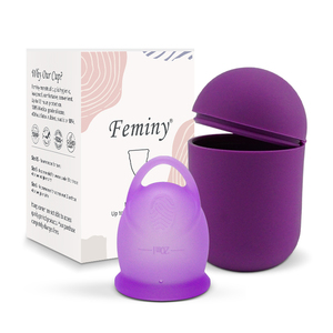 Coupes menstruelles OEM en silicone de qualité médicale 100 %, respirantes, réutilisables, pour femmes, vente en gros - Product Image 1