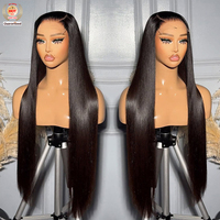 Perruque 12A 13x6 HD transparente en cheveux humains bruts vietnamiens, sans colle, Remy, couleurs personnalisables, tissages brésiliens, vente en gros
