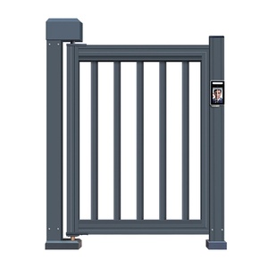 Barrière de contrôle d'accès intelligente à prix abordable pour la publicité communautaire, avec passage piétonnier pliable et fonction décorative - Product Image 1