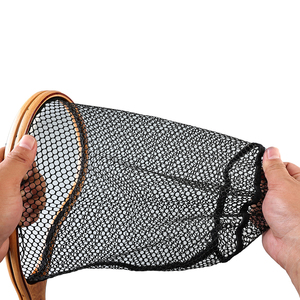 35Cm 144G 25*17*24.5Cm Màu Đen Bay Đánh Cá Hạ Cánh <span class=keywords><strong>Net</strong></span> Tay Cầm Bằng Gỗ Lưới Đánh Cá Màu Đen Nylon Lưới <span class=keywords><strong>Net</strong></span> Cho Nước Nông Câu Cá - Product Image 5