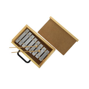 <span class=keywords><strong>Xylophone</strong></span> professionnel avec 8 touches en métal pour adultes enfants comprend 2 batteurs en bois <span class=keywords><strong>Xylophone</strong></span> Glockenspiel en bois classique - Product Image 4