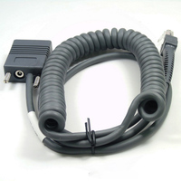 Cable Espiral Retráctil RS232 para Escáner de Código de Barras Symbol Moto Zebr LS2208/DS2208/LS4208/LS4478/DS9208/DS3578