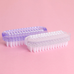 Cepillo de limpieza de plástico de doble cara transparente multifuncional para el cuidado del cabello en salones de belleza - Product Image 3