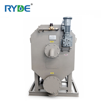 Écran à tambour interne RYDE en acier inoxydable SS304, 150 m³/h, avec moteur et boîte de vitesses, prix usine, anti-colmatage pour boues municipales