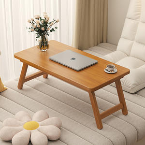 Table basse moderne et simple en bambou, table d'étude basse pour fenêtre ou balcon, idéale pour siège au sol ou en <span class=keywords><strong>baie</strong></span> de fenêtre. - Product Image 2
