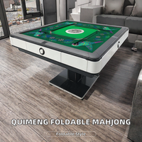 Table de Mahjong Automatique Pliable, Table de Jeu de Mahjong Électrique Moderne, Divertissement à Domicile pour Joueurs