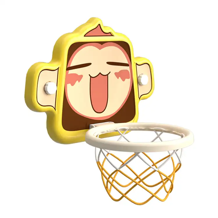 Mini panier de basket-ball en 3d avec autocollants, ensemble amusant, jeux, jouets, pour petits enfants, cadeau, pour chambre à coucher