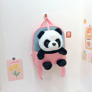 Sac d'école léger pour enfants pour la maternelle <span class=keywords><strong>cartable</strong></span> mignon en peluche 3D <span class=keywords><strong>Panda</strong></span> Cartoon pour enfants - Product Image 6