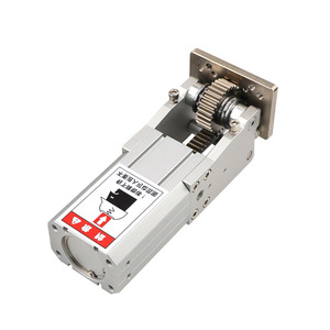 กระบอกลมแบบหมุน DDE Dade Pneumatics รุ่น HC อลูมิเนียมเกียร์นิวแมติก ชุดประกอบแบบเอียง 90 องศา - Product Image 1
