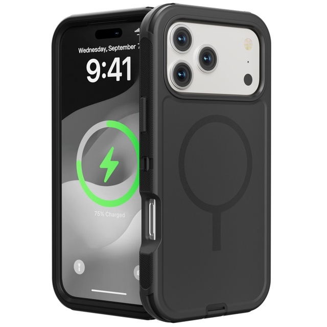 Heavy Duty Magnetic Defender Armor Mobile Phone Case for Iphone 14 15 16 Plus 17 Pro Max Shockproof Back Cover With Retail Box