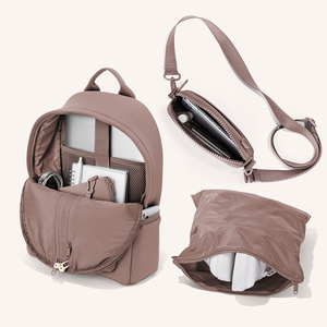 Bolsa de neopreno de gran capacidad a la moda personalizada, bolso de lona de fin de semana, conjunto de mochila de gimnasio, bolsas de viaje para hombre y mujer - Product Image 3