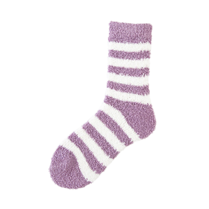 Offre Spéciale thermique rayé épais microfibre <span class=keywords><strong>hommes</strong></span> hiver flou sol moelleux mi Tube équipage chaussettes - Product Image 6