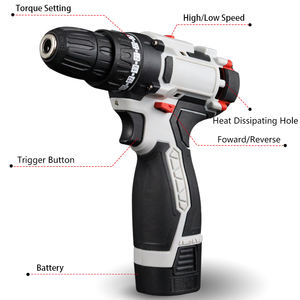 L 12V vendita calda tedesco kit di strumenti elettrici di qualità cacciavite trapano macchina utensile - Product Image 6