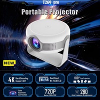 Projecteur LED à ultra courte focale HaoMing 4K PRO-UHD K1, 450 lumens ANSI, 3LCD, contraste 2000:1, audio Yamaha 2.1 canaux, Android 11