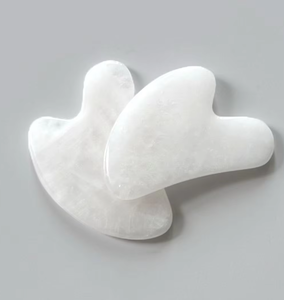 Masseur facial raffermissant en jade blanc, pierre naturelle rafraîchissante - Product Image 1