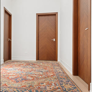 SYBELL Porte en bois de chêne Design Chevron Porte fabriquée Porte en parquet Design Point hongrois - Product Image 1