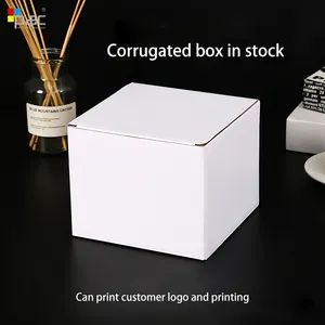 3 слойная гофрированная бумага белая коробка почтовый упаковка на заказ ящик из гофрированного картона