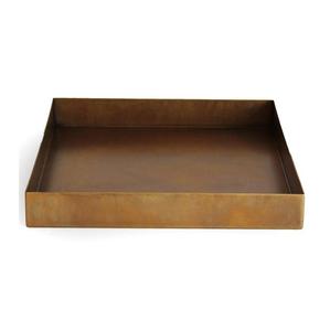 Plateaux de service en laiton à deux niveaux support mariage décoratif incroyable salade pâtes cupcakes pâtisserie présentoir en métal plateau de luxe - Product Image 2