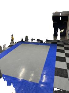 Plancher en plastique de PVC de tuile de garage de verrouillage Plancher industriel résistant Plancher en vinyle imperméable d'intérieur de pièce de monnaie de PVC 6mm - Product Image 5