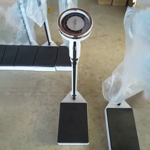 의료 기계 수동 약국 높이 무게 측정 체중계 신체 160KG 210CM 성인 - Product Image 5