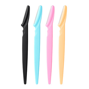 Herramienta de Maquillaje de Alta Calidad al por Mayor, Depiladora de <span class=keywords><strong>Cejas</strong></span> con Mango Recto, Cuchillas Afiladas de Acero Inoxidable para <span class=keywords><strong>Mujer</strong></span> - Product Image 4