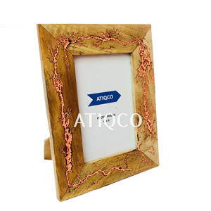 Free Hand Black Painted Artistic Classical Photo <b>Frame</b> for Home & Office | Exquisite Woodwork <b>Picture</b> <b>Frames</b> | Classy Look - Product Image 5