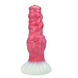 New Arrival Dog Penis Large Knot Silicone Animal <b>Dildo</b> Soft Butt Plug With Sucker Sex Game for Couple Massage Anal Toys - Product Image 6