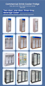 Exhibidor de Bebidas Comercial de 3 Puertas, Refrigerador de Bebidas para Supermercados, Vitrina para Tiendas de Conveniencia - Product Image 5