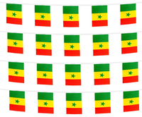 Ensembles de produits personnalisés avec logo : Écharpes de supporter, Fanions, Écussons, Drapeaux de table, Drapeau national du Sénégal