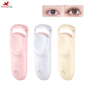 Mini Portable Heated Eyelash Curler USB Rechargeable Intelligent Heating Electric <b>Make</b>-<b>Up</b> Tool <b>Clip</b> GZ RTS Bulk Mixed Order - Product Image 1