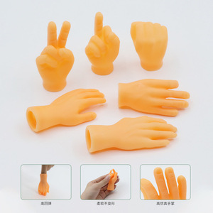 Cat Finger Toy Silicone Petting Sleeve For Cats Soft <b>Massage</b> Teasing Grooming Tool - Product Image 5