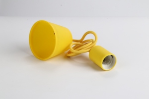 Dễ dàng cài đặt Silicone E27 đèn Gốm cơ sở, E27 Ổ cắm đèn phụ kiện bóng đèn chủ E27 nhựa ánh sáng mặt dây chuyền Bộ dụng cụ - Product Image 5