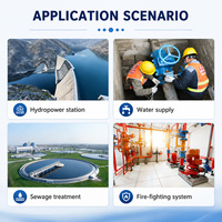Vanne à opercule à bride DN80 DN100 DN150 PN16 en fonte ductile, manuelle, résistante aux acides et aux hautes températures, pour l'alimentation en eau, du fabricant chinois