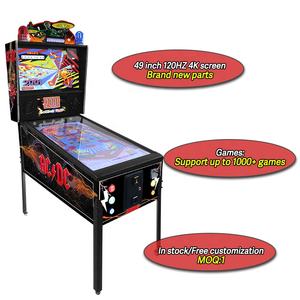 Máquina de <span class=keywords><strong>Pinball</strong></span> Virtual 4K de 49'' con Force Feedback, Luces Intermitentes, Solenoides de Empuje y Motor Vibrador - Product Image 4