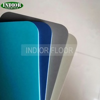 Revêtement de sol commercial antidérapant en vinyle PVC pour la danse, imperméable, moderne, pour gymnases et écoles en Inde