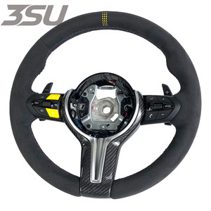 Volante Deportivo de Fibra de Carbono y Cuero para <span class=keywords><strong>BMW</strong></span> F30 F10 F21 F22 F15 F16 F45 F32 E70 E90, Estilo Deportivo, Interior de Auto, 2018-2024 - Product Image 2