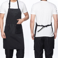 Tablier de cuisine ajustable et imperméable |   Lavable en machine avec 1 à 4 poches, matériau personnalisé