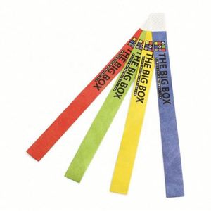 Pulseras de Papel Tyvek Resistentes al Agua con Logotipo Personalizado para Eventos y Fiestas - Product Image 3