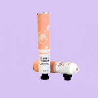 Tubes d'emballage pour crème pour les mains en aluminium-plastique avec bouchon à vis, tubes cosmétiques vides à presser, 12 ml/200 ml, impression UV personnalisée, 12,7-35 mm