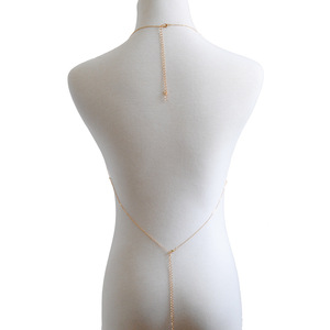 Soutien gorge érotique multicouches, chaîne pour le corps, pour femmes, Sexy, couleur or, à la mode, nouvelle tendance - Product Image 3