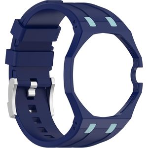สายนาฬิกาซิลิโคน Sxmincxubo Swatch Royal Pop 3 Clock Crown สายรัดข้อมือแบบปรับได้ หัวเข็มขัดแบบล็อค สำหรับผู้ใหญ่ทั้งชายและหญิง - Product Image 4