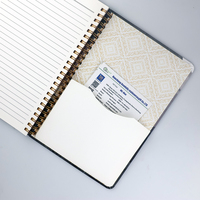 GemFully Vente en gros Carnet à couverture rigide personnalisé imprimé Journal de rebut Carnet à spirales A5 Carnet à lignes A5 Carnet de sublimation