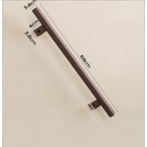 Stainless Steel Shower Toilet Grab Bars Handicap Support Glass Railing Bathroom Safety Assistance for Disabled Modern Bathroom - Product Image 1