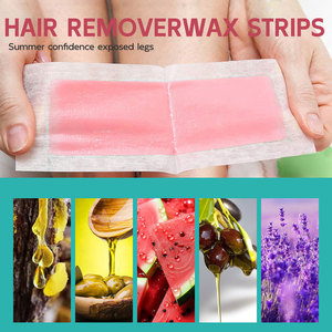 Bandes de <span class=keywords><strong>cire</strong></span> dépilatoire parfumée pastèque, double usage, sécables, pour jambes, bras, corps, aisselles, épilateur jetable - Product Image 2